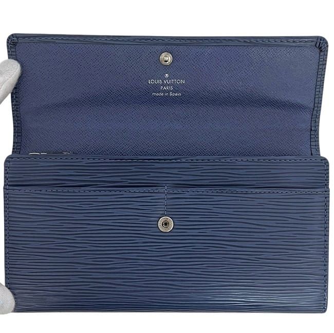 ルイ ヴィトン 二つ折り 長財布 ポシェット ポルトモネ クレディ  