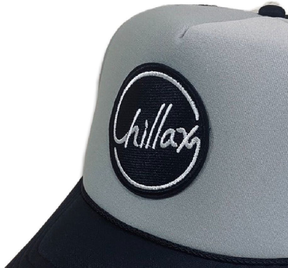 CHILLAX チラックス ツートン メッシュキャップ 黒 ブラック