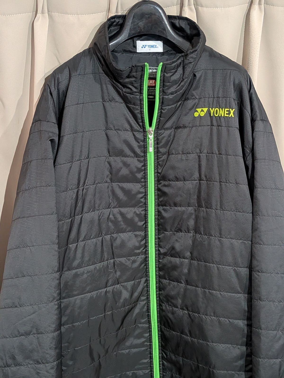 限定 YONEX ヨネックス ヒートカプセル 中綿入 パデッドジャケット 黒
