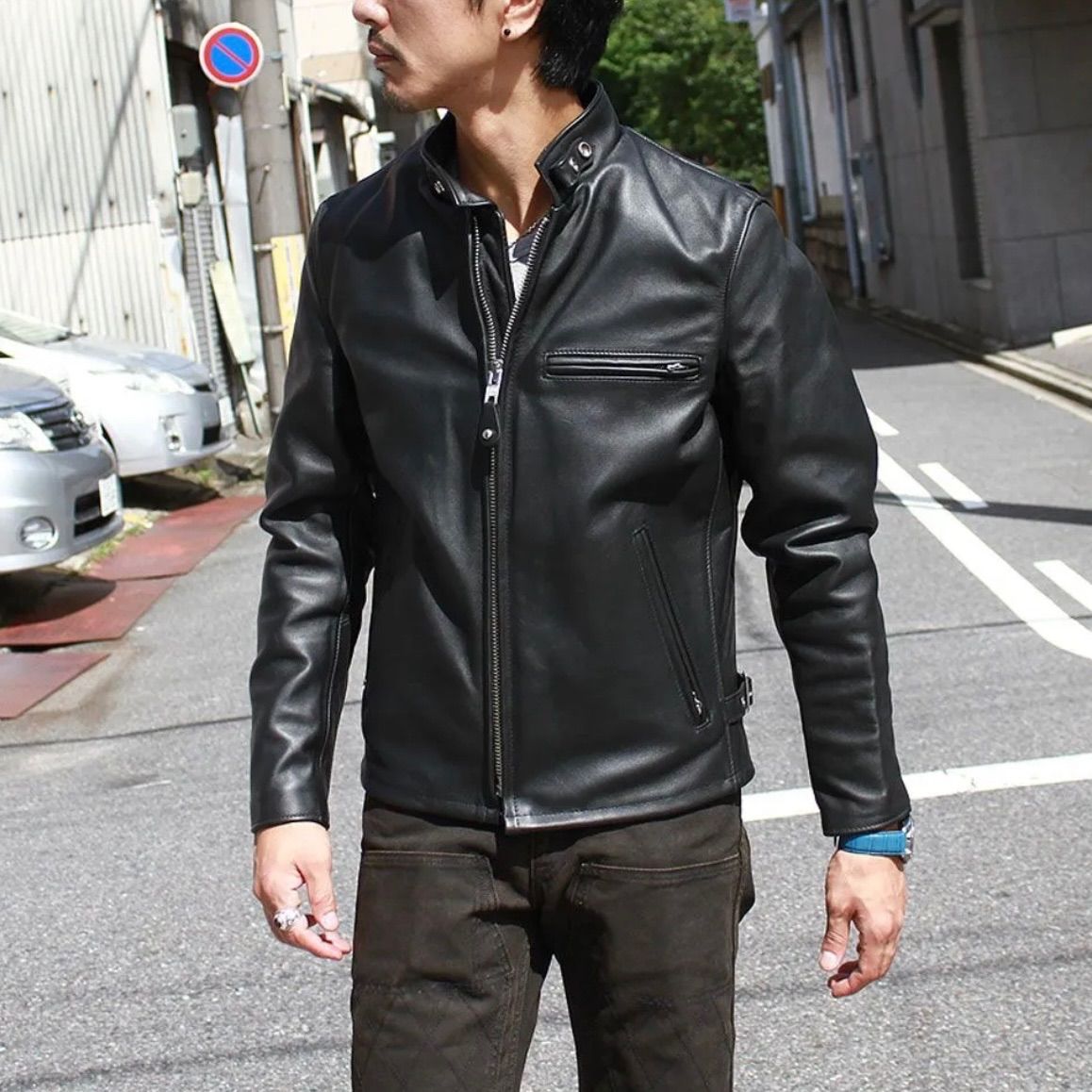 正規品 大きいサイズ【Schott 641 シングルライダース】ショット 