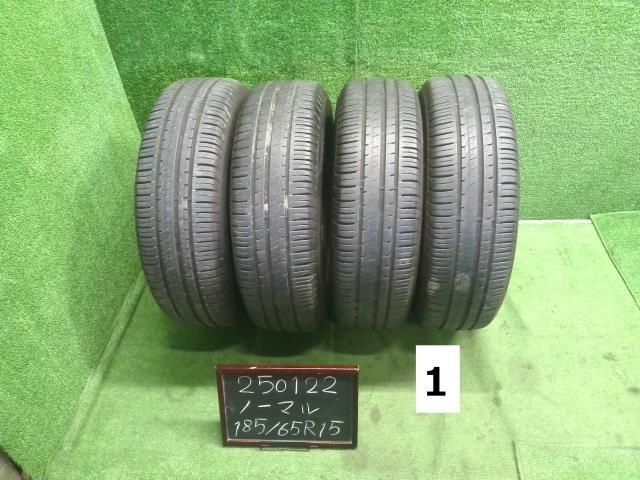 個人宅不可・離島不可　(1)15インチ 夏 ノーマルタイヤ 4本 21年 185/65R15 Cinturato P6 ピレリ 自社品番250122