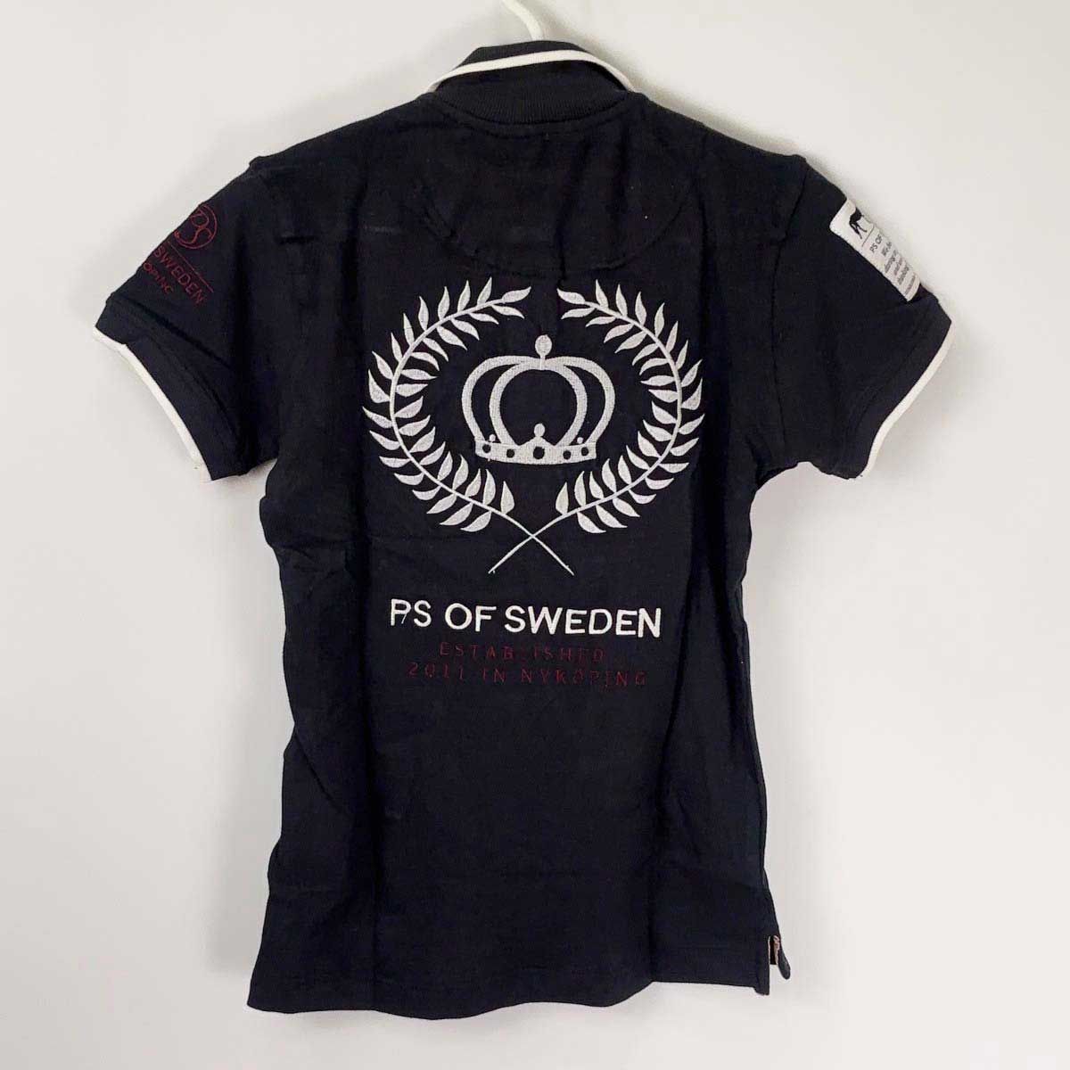 PS of Sweden 半袖 ポロシャツ XS ブラック レディース 乗馬