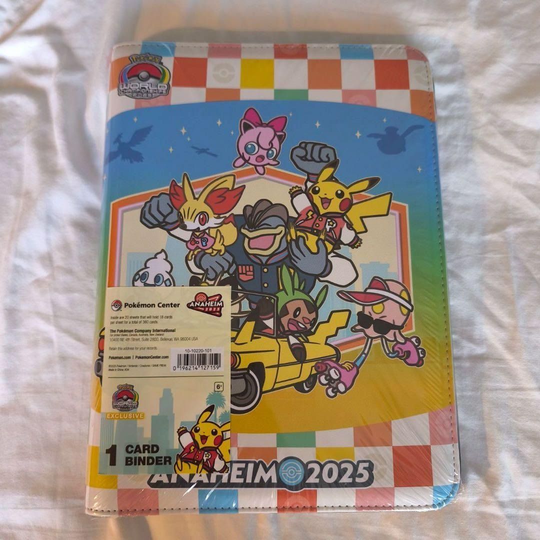 ポケモン wcs2025 アナハイム ファイルバインダー 未開封 ポケモン wcs2025 アナハイム ファイルバインダー 未開封 - メルカリ