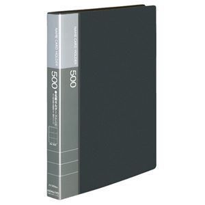 コクヨ 名刺ホルダー 替紙式 30穴504名 タテ入れ ダークグレー メイ-350DM 1セット 16冊