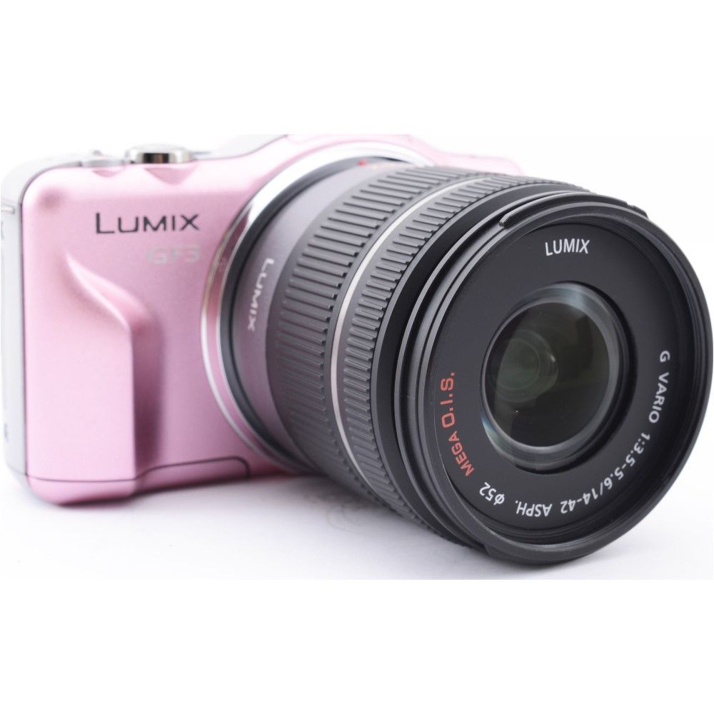 ❤️フルHD動画撮影♪SDカード付き❤️LUMIX GF3 ピンク レンズキット-