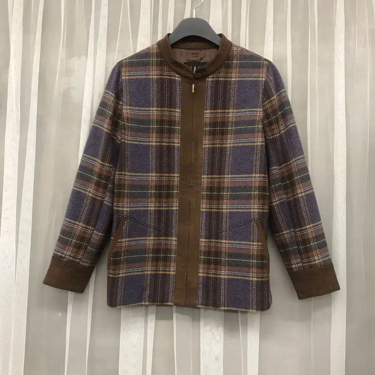 DAKS ダックス ウール チェック ジャケット 95 100