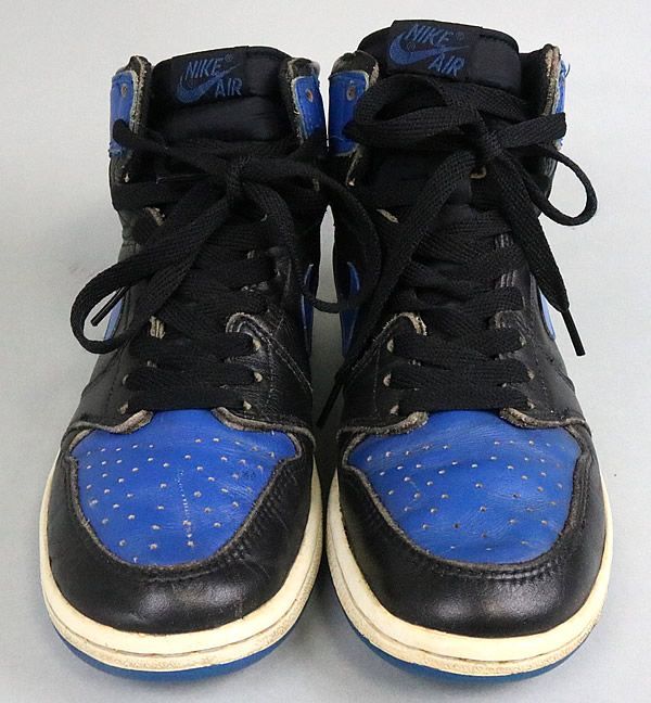 銀座店 ナイキ AIR JORDAN1 85年製 メンズ 靴 size27cm ロイヤルブルー 92110
