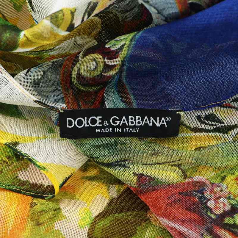 ドルチェ&ガッバーナ　DOLCE&GABBANA　ストール　ショール　ボタニカル ドルチェ&ガッバーナ DOLCE&GABBANA ストール ショール