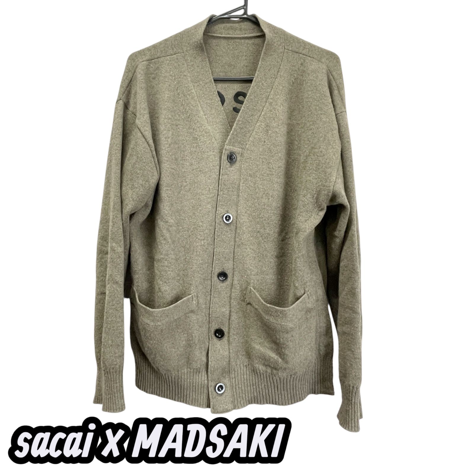 美品 sacai × MADSAKI エンブロイダリー ニット カーディガン 1 - メルカリ