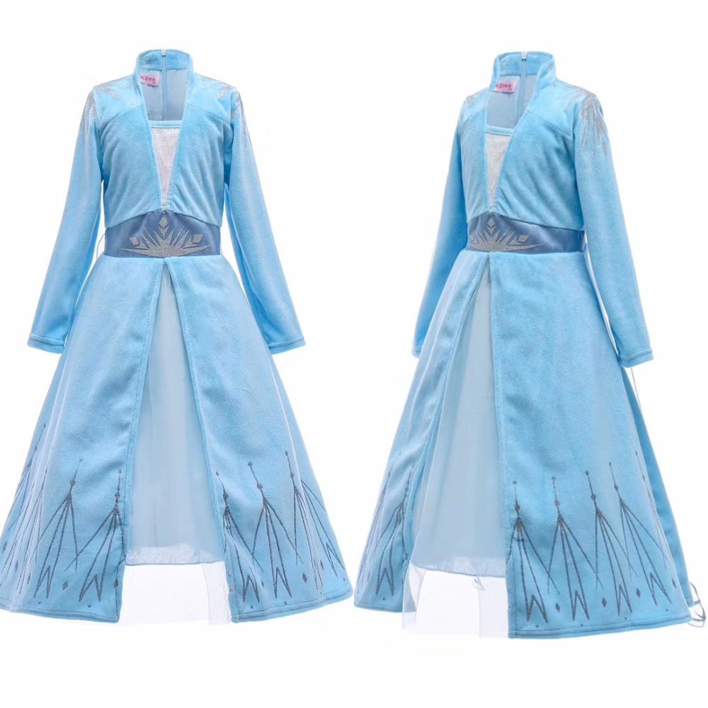 エルサ 幼少期 コスプレ 仮装衣装 ディズニー アナと雪の女王 エルサ 幼少期 ドレス Dハロ 衣装