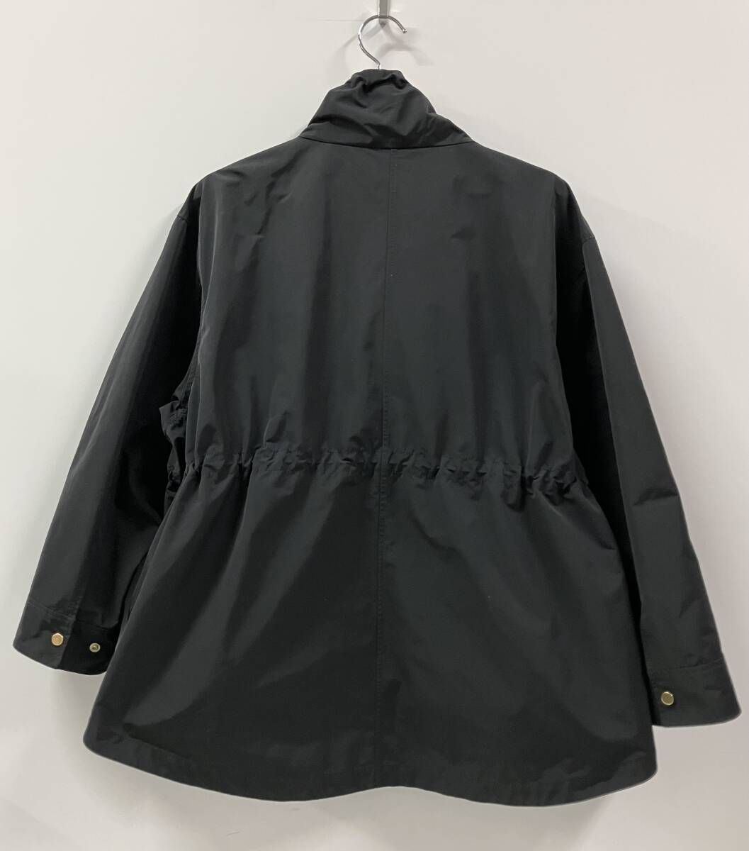 23区 ニジュウサンク ブライトウェザークロス その他コート サイズ44 ポリエステル ブラック