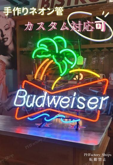 新品 希少 当時物 バドワイザー ヴィンテージ 看板 ネオン管