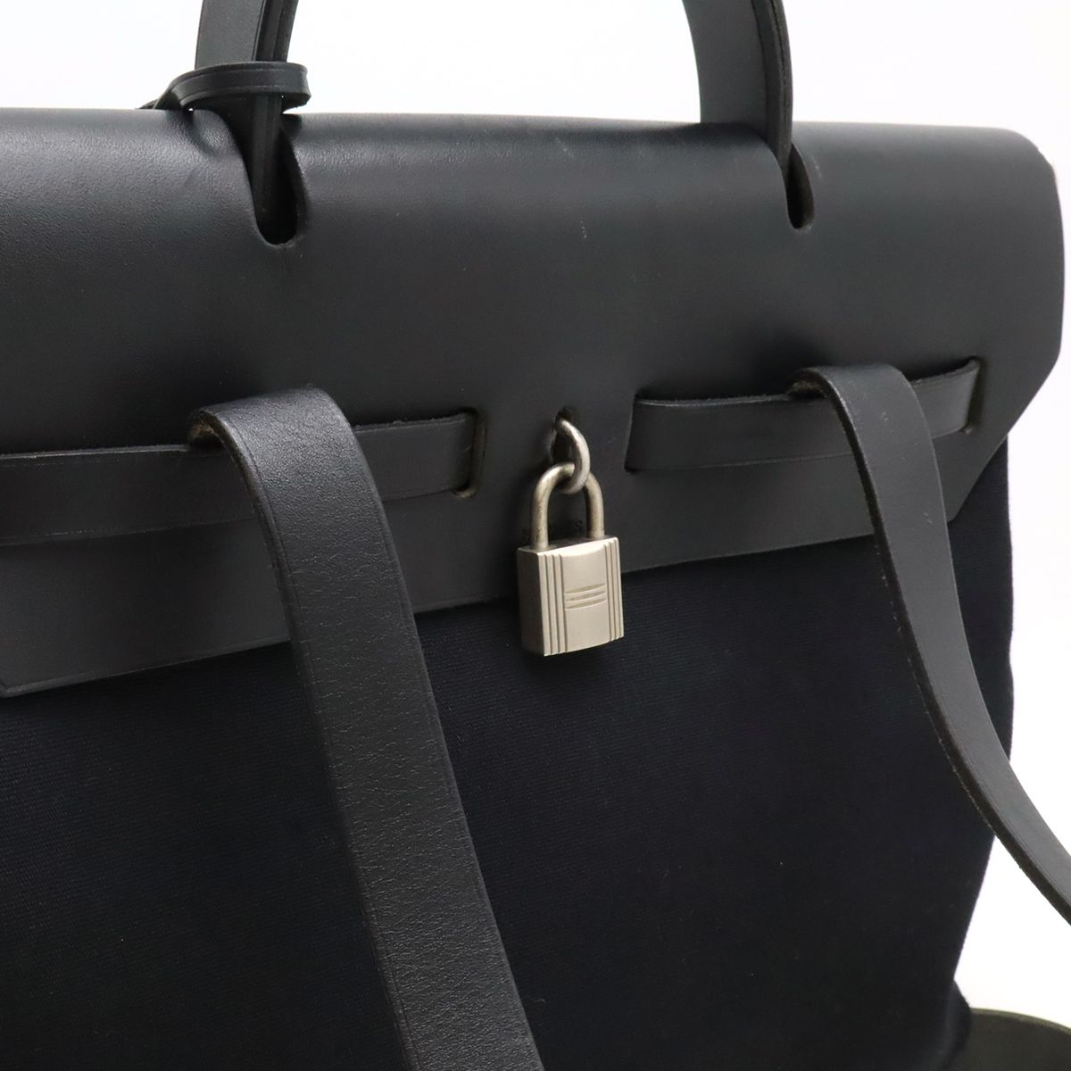 HERMES エルメス エールバッグアド エールリュック ブラック×ブラック