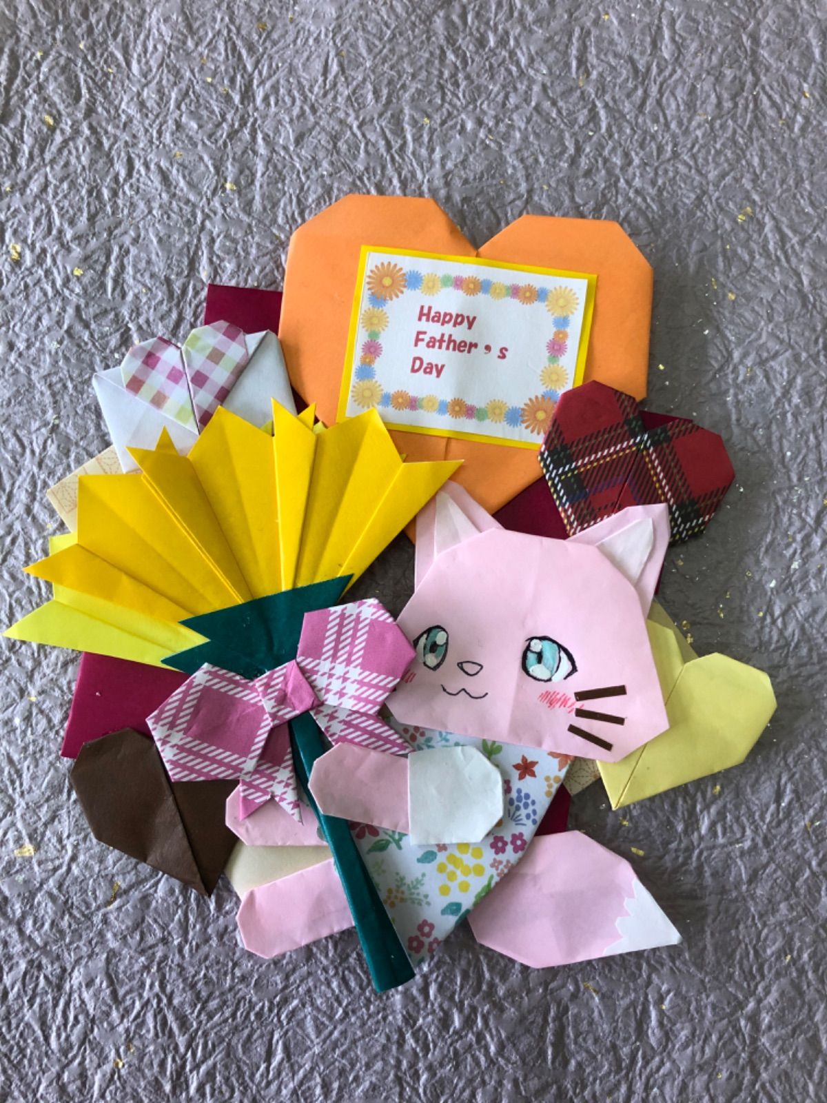 ねこちゃんの父の日リースT②