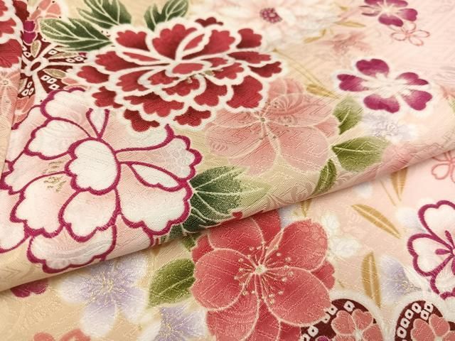 平和屋着物○H・L（アッシュエル） HENRI-LUC CHAPUIS 小振袖 二尺袖