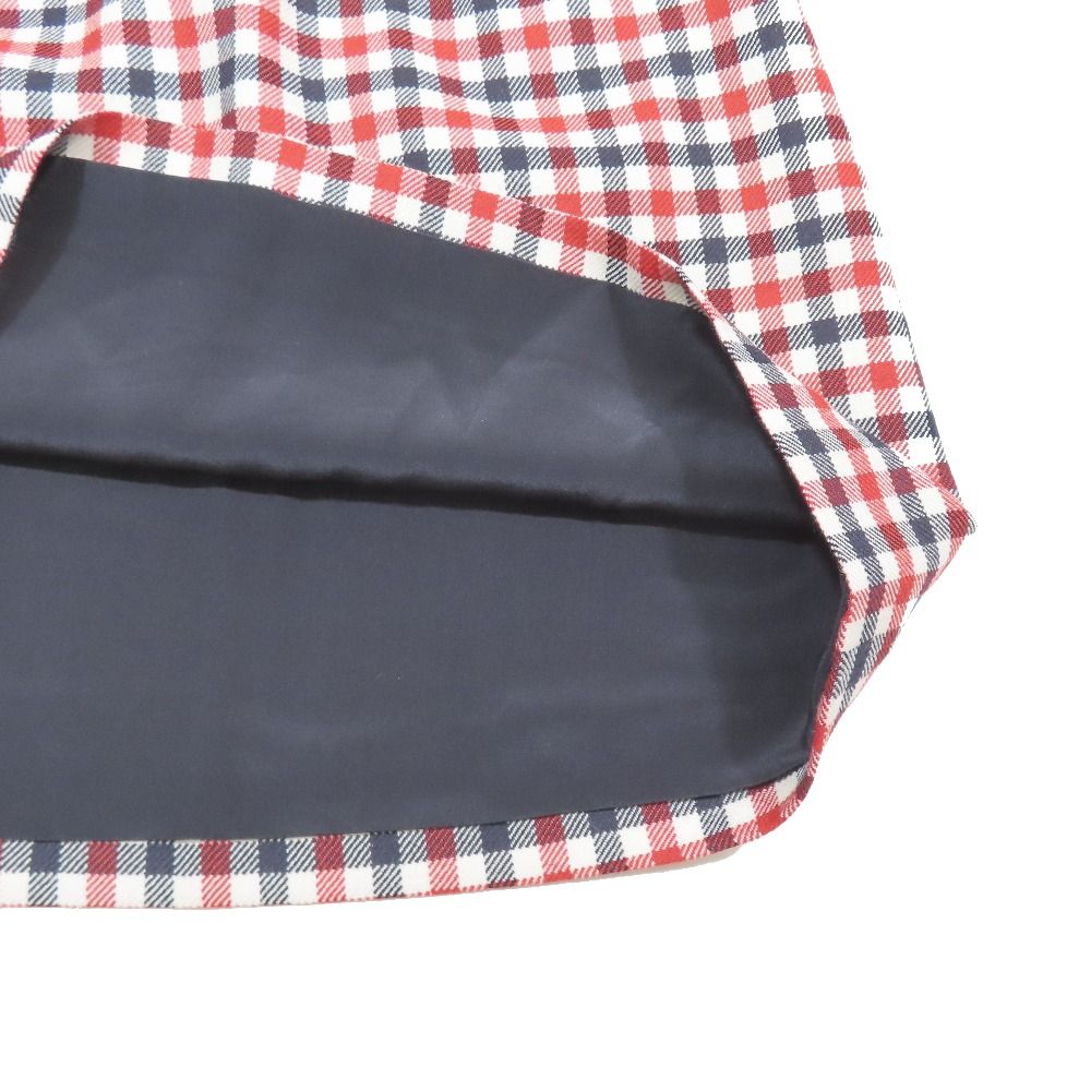 ウール チェック柄