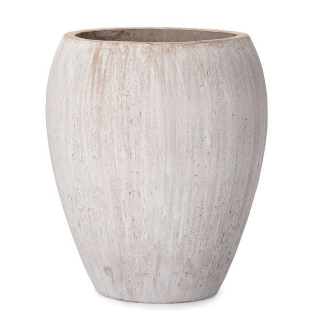 プランター 大型 植木鉢 円形 円 ファイバー 樹脂 鉢 おしゃれ アンティーク 風 コーテス ジャーホワイト 直径570×高さ640 ガーデニング 軽量 園芸用品 庭作り 庭 オブジェ 深型 花 丸