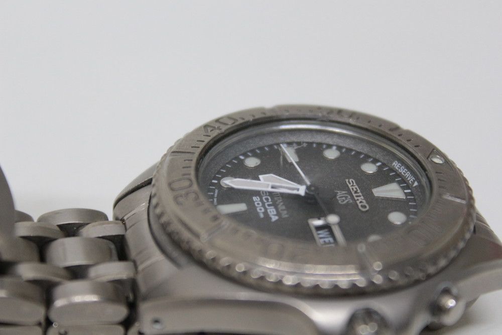 ◇SEIKO 腕時計 5M43-0B70 ダイバーズウォッチ AGS チタン seiko