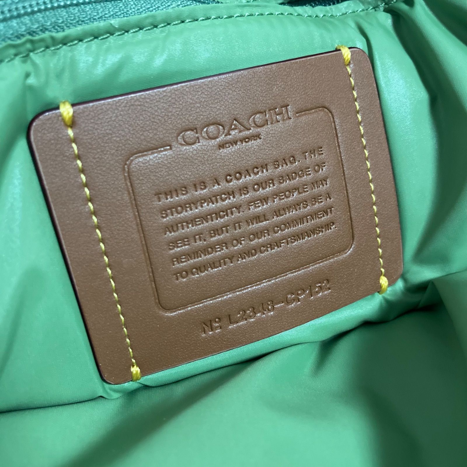 m114 美品 COACH コーチ アイリス トートバッグ マザーズバッグ 