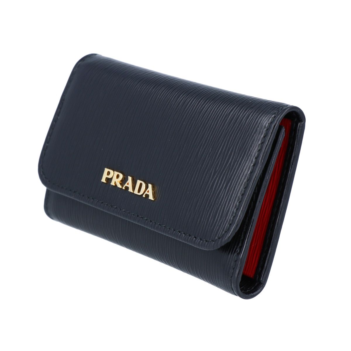 【nichi】【新品】PRADA♤プラダ♤キーケース♤6連♤レザー♤黒 PRADA】プラダ 6連キーケース 1PG222-2BNC-F0TMH レザー