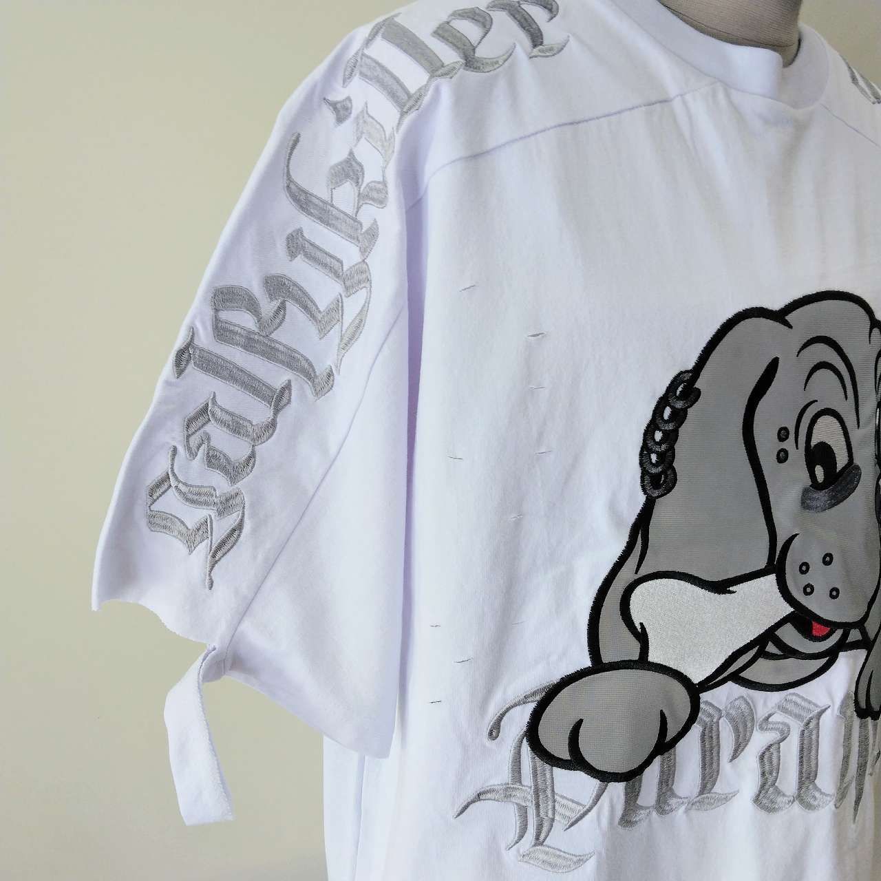 ガルフィー GALFY 白 Tシャツ半袖 ガルフィー GALFY 半袖Tシャツ ガルサツTEE 白 中型犬サイズ（L