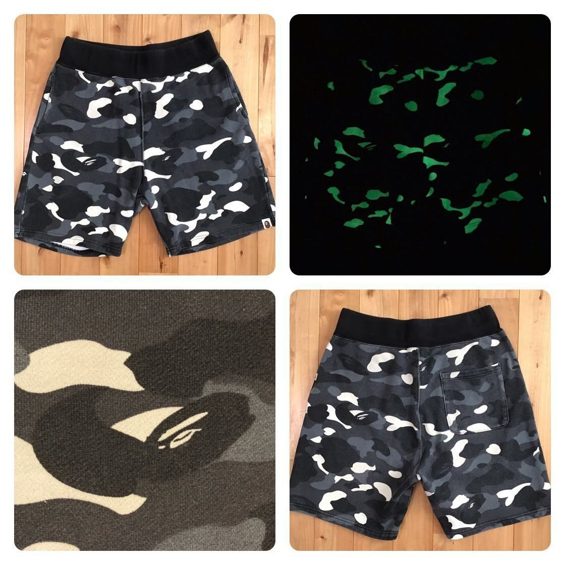 ☆蓄光☆ City camo スウェット ハーフパンツ Sサイズ ショーツ a