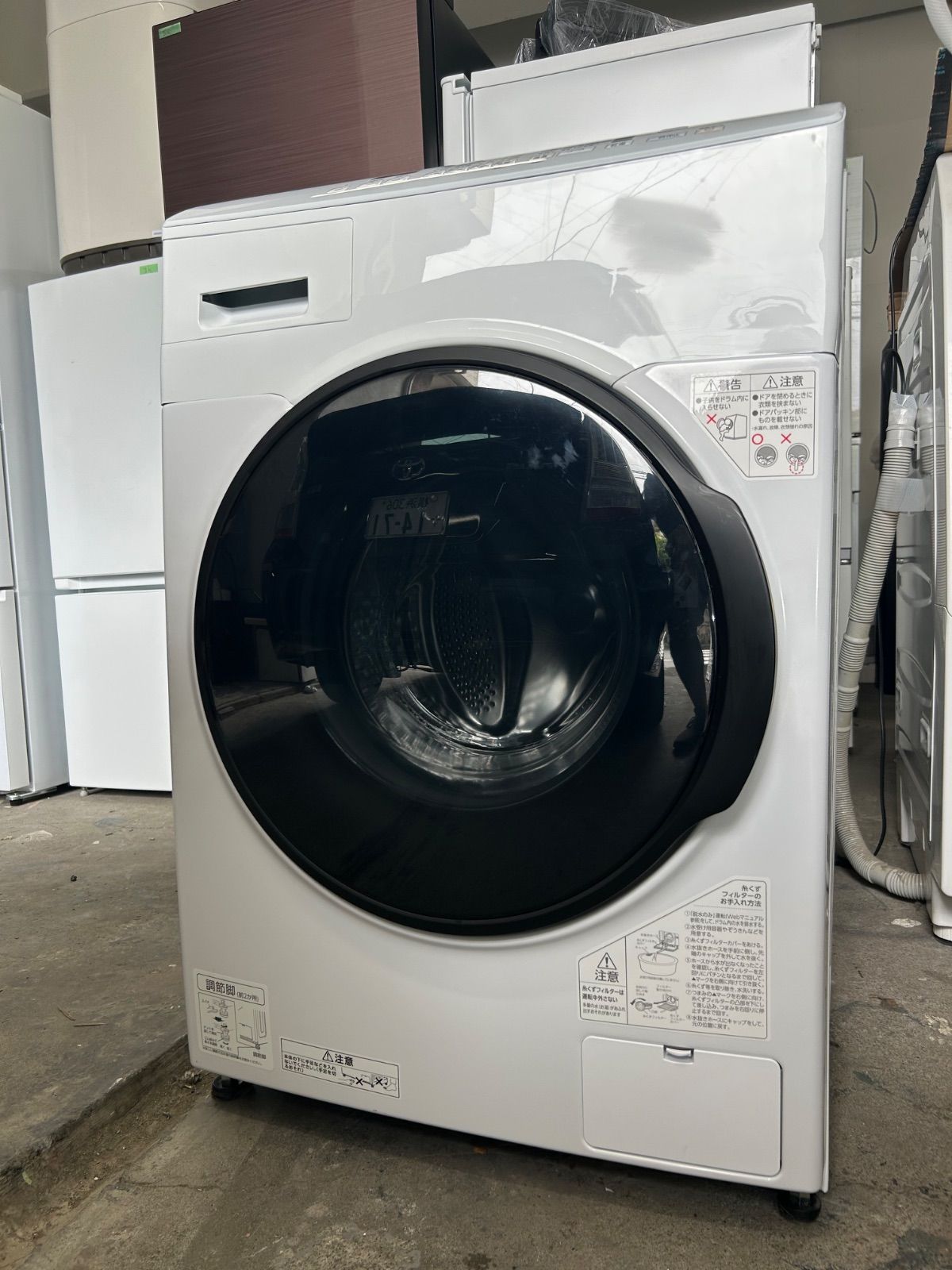 美品】アイリスオーヤマドラム乾燥洗濯機 CDK842-W 2024年製 8Kg/4Kg 