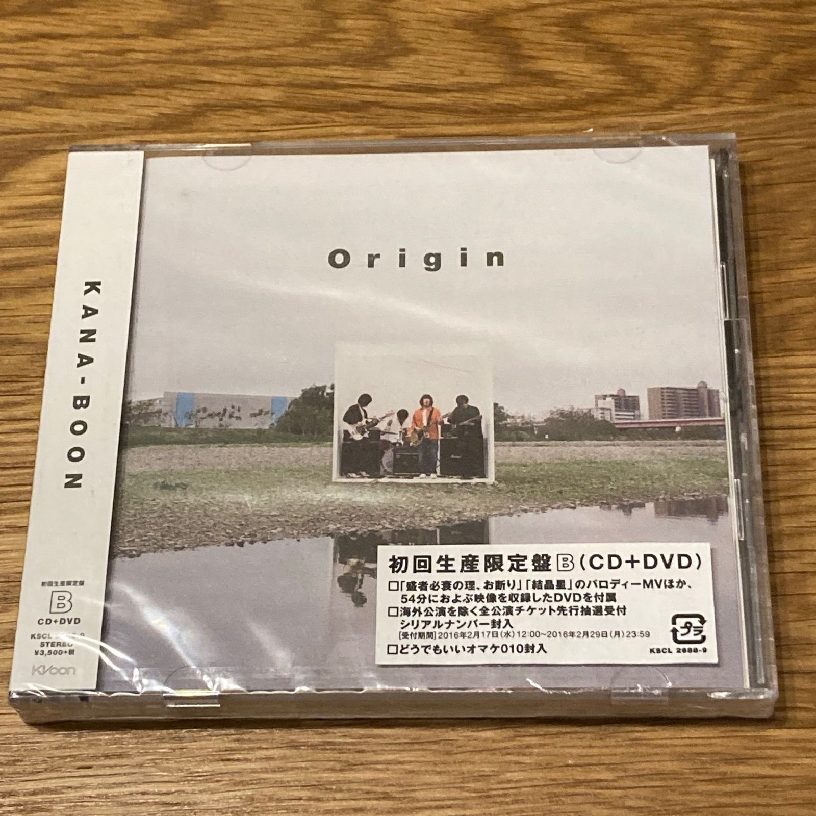 KANA-BOON/Origin 初回生産限定盤B 【CD+DVD】