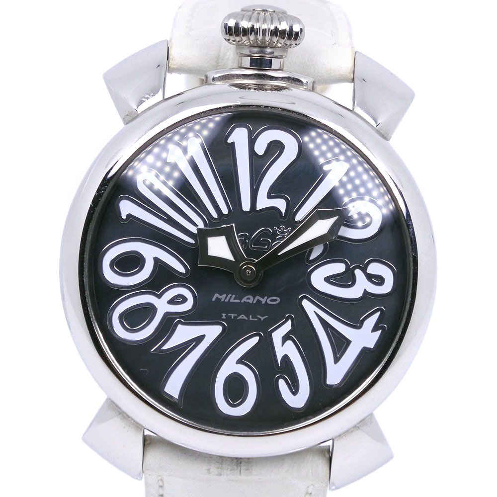 Gaga Milano】ガガ・ミラノ マヌアーレ40 5020.4 ステンレス - メルカリ