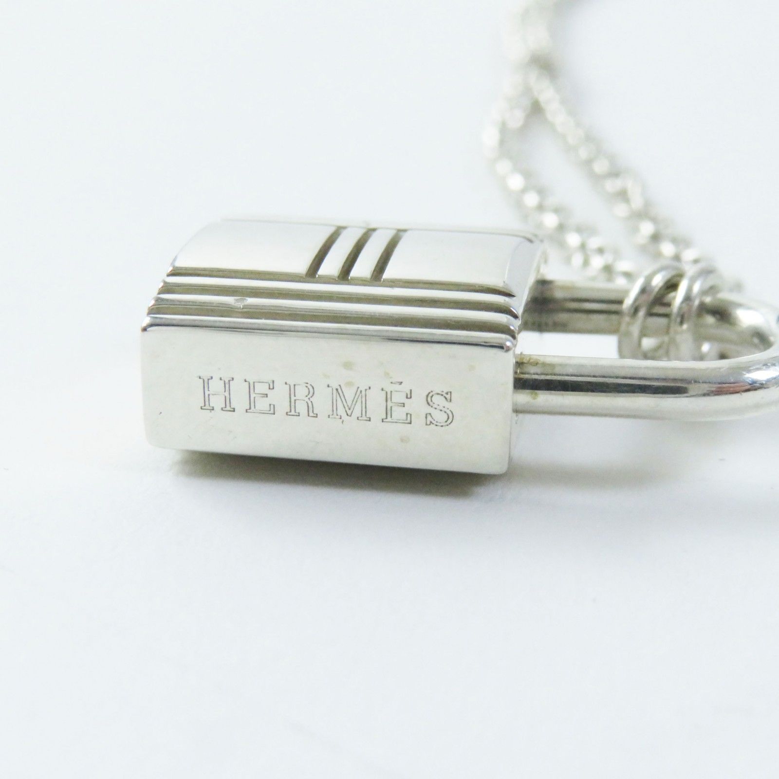 美品◎HERMES エルメス AG925 カデナ チェーン ネックレス／ペンダント