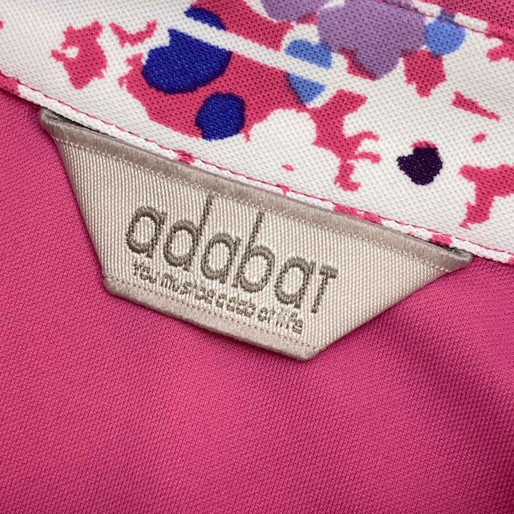 サイズ：38 ADABAT アダバット 半袖ポロシャツ ピンク系