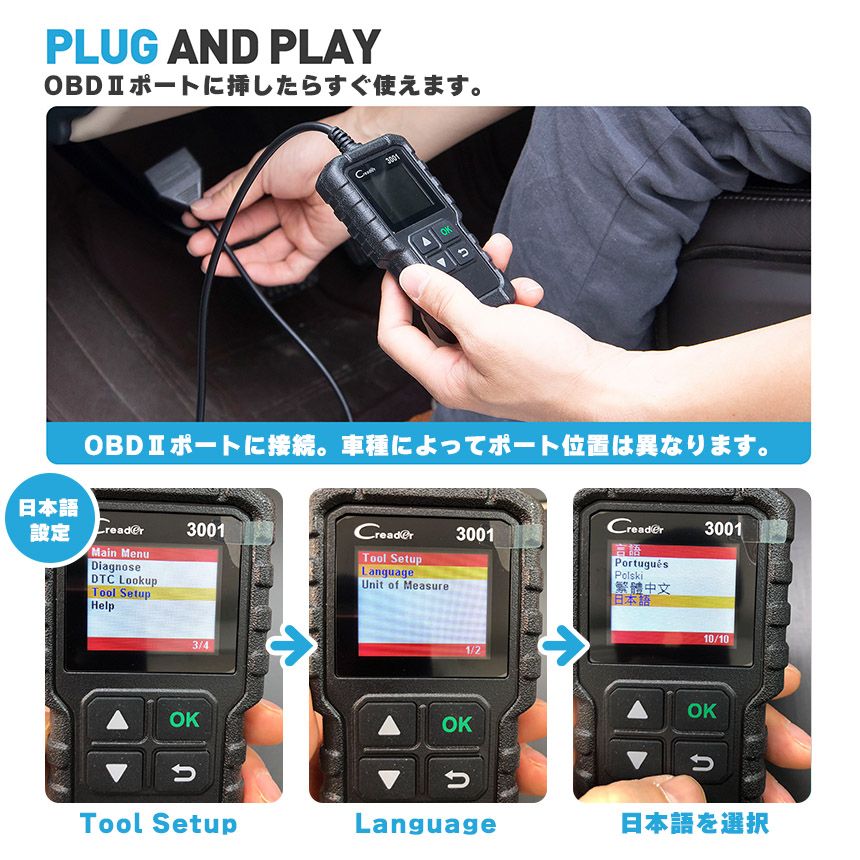 OBD2スキャナー