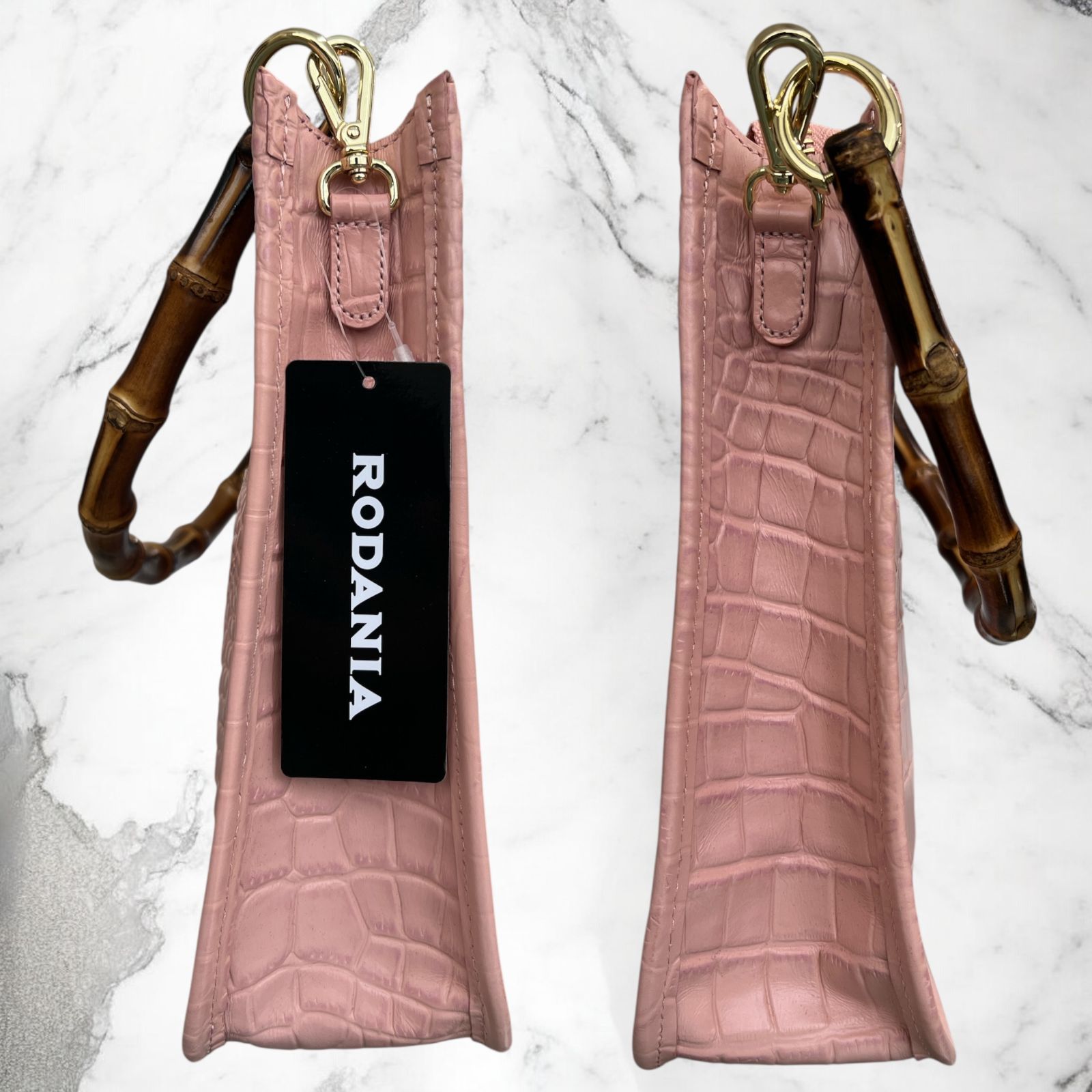 ロダニア イタリアンレザー クロコエンボス 3WAY ショルダーバッグ ロダニア イタリアンレザークロコエンボス3WAYショルダーバッグ