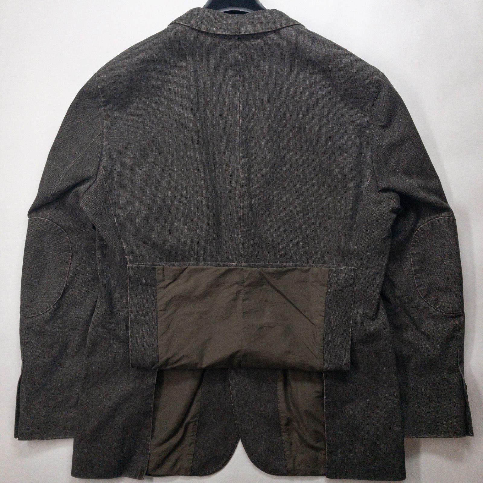 美品】ヒューゴボス HUGO BOSS デニムテーラードジャケット エルボー