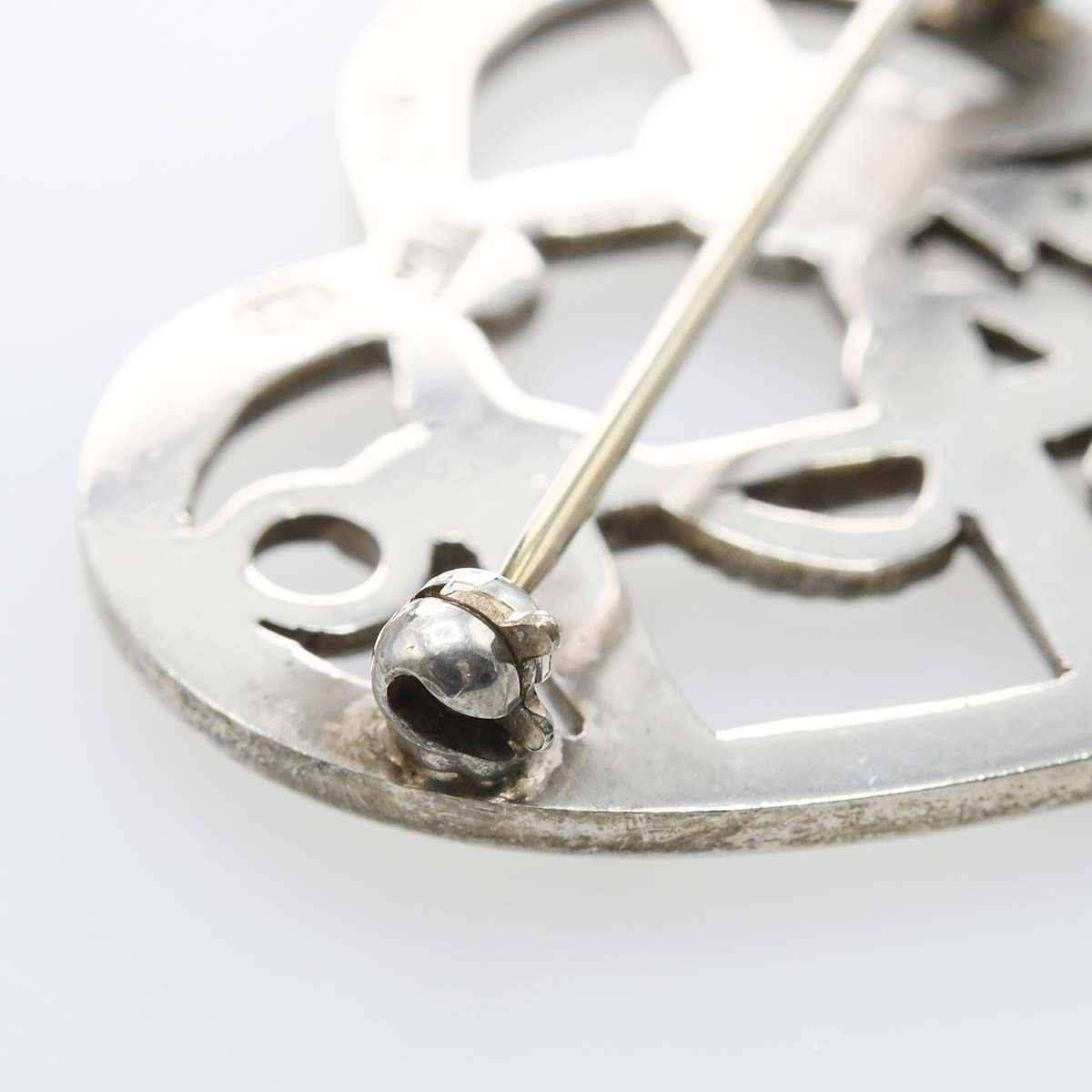 GEORG JENSEN ジョージジェンセン アンカー ハート ブローチ 296