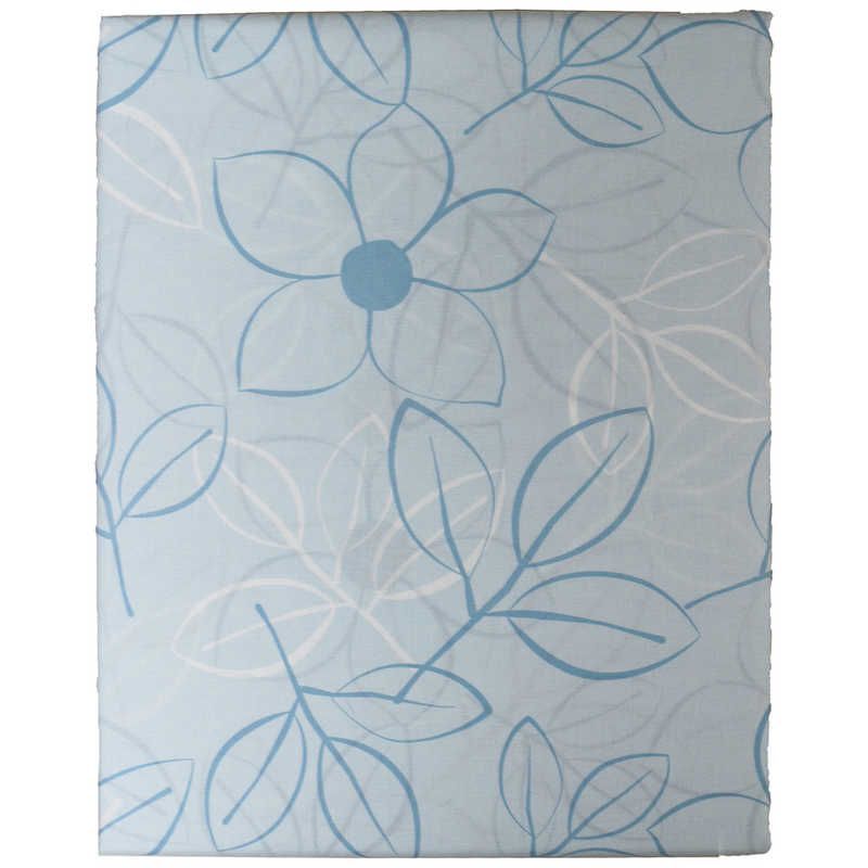 【 新品 未開封 】 生毛工房 【ボックスシーツ】 綿ローン リーフ クィーンサイズ(綿100%/170×200×30cm/ブルー) 未使用 送料無料