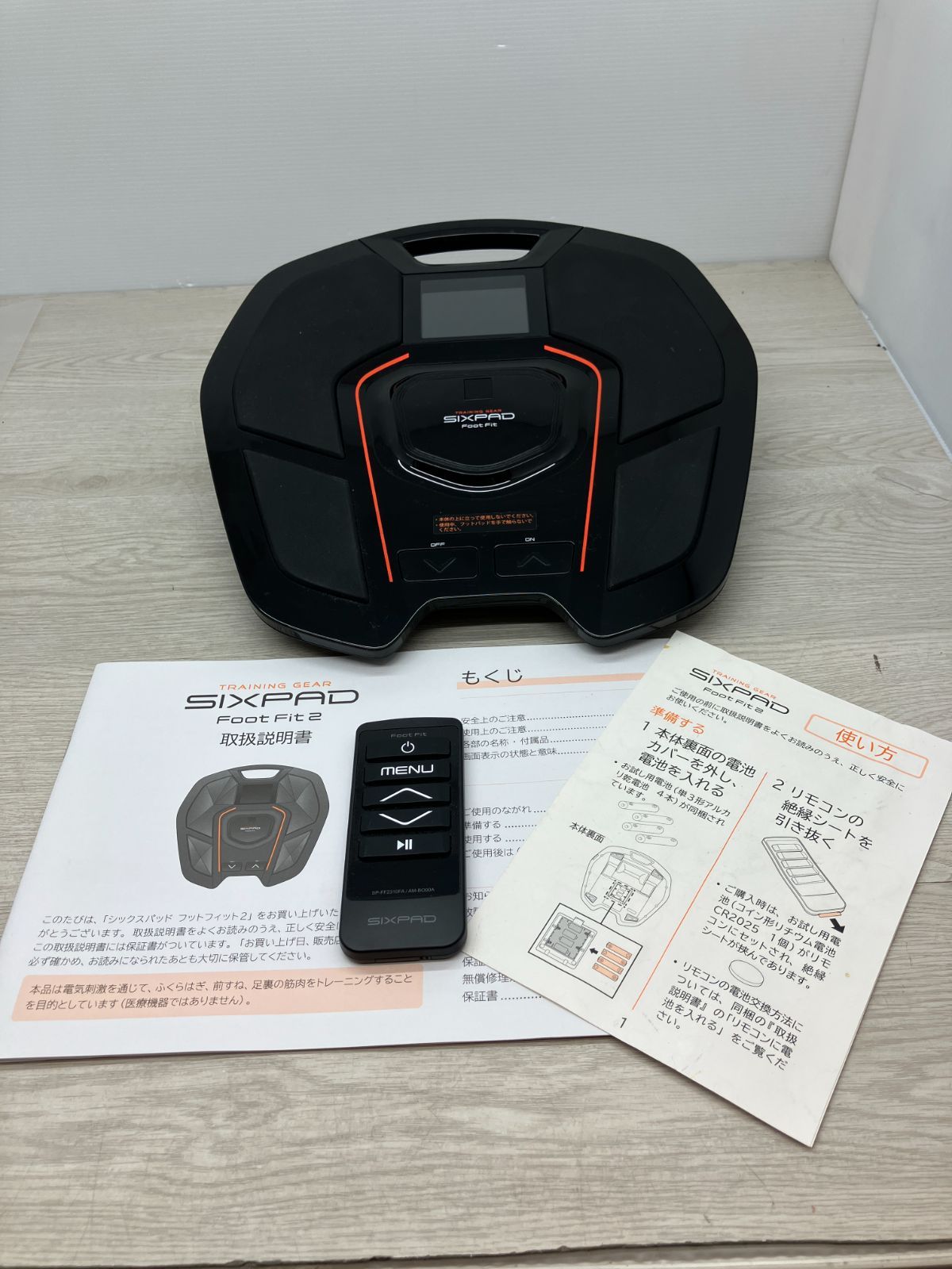 SIXPAD Foot Fit 2◇フットフィット2◇リモコン付◇動作確認済 動作