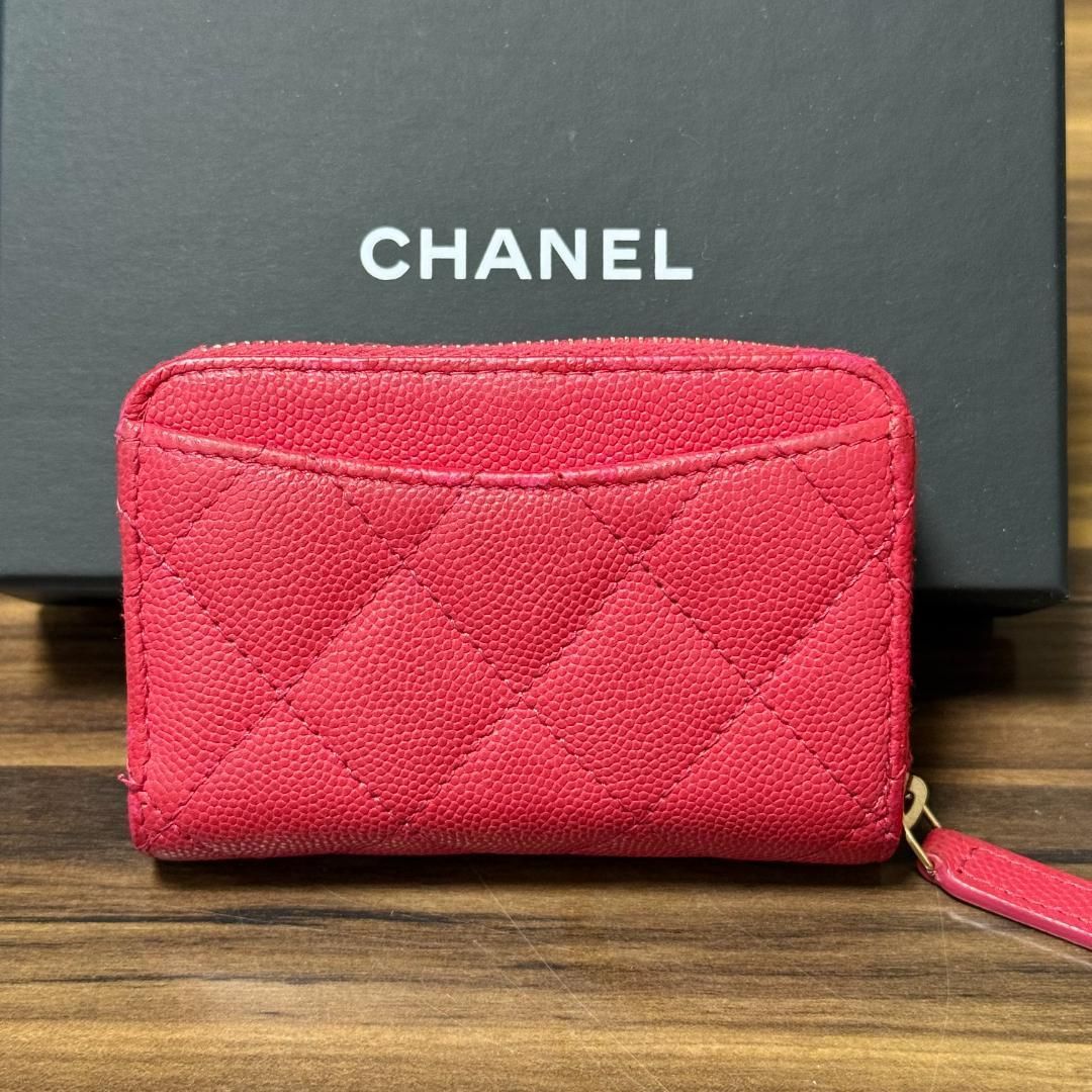 ⭐️美品 シールあり⭐️CHANEL シャネル コインケース キャビアスキン