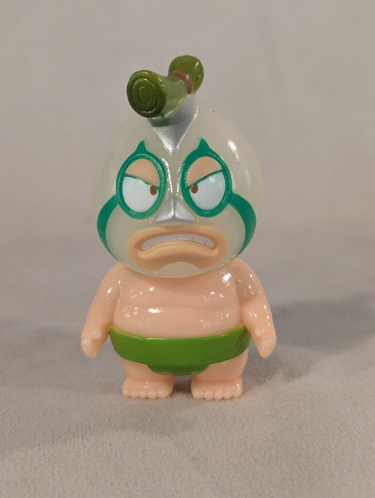 REALHEAD オニオンファイツ 力鬼温 頭クリアホワイト成型/体/肌色成型/緑塗装