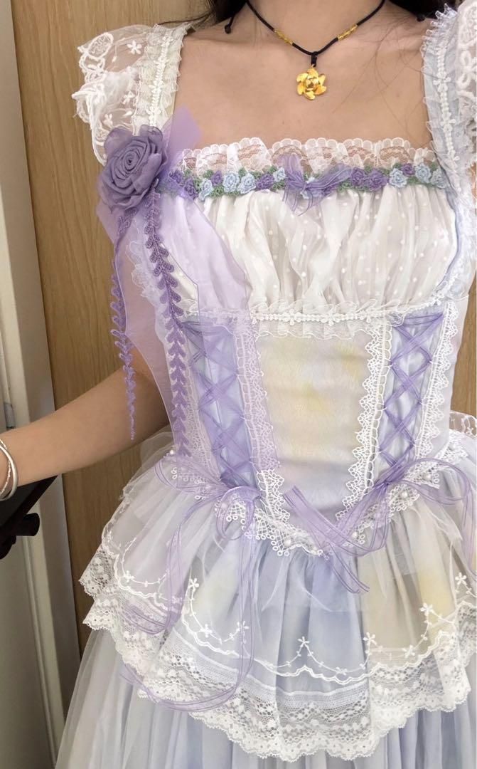 韓嬢】ゴスロリ・ロリータドレス 上下セット 森ガール 姫様