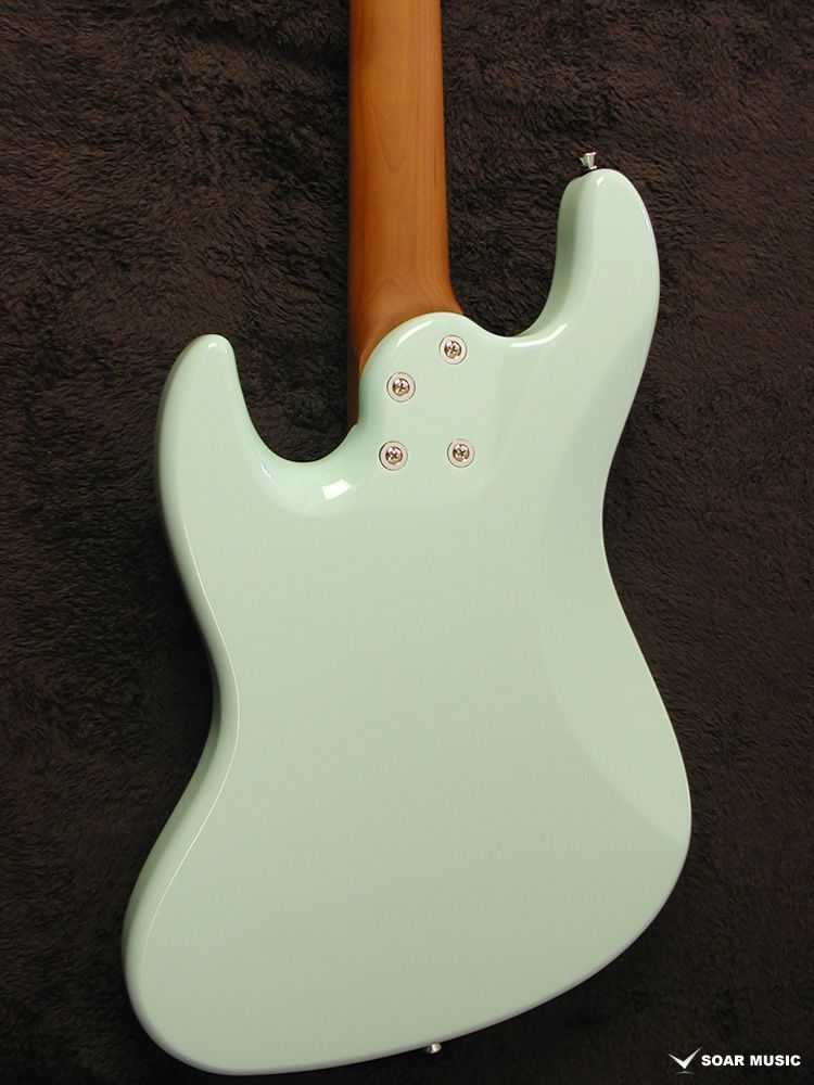 Bacchus WJB-1DX RSM/M SFB バッカス エレキベース 初心者セット シーフォームブルー ローステッドメイプルネック ジャズベースタイプ ユニバースシリーズ ディンキーシェイプ 入門 RSM