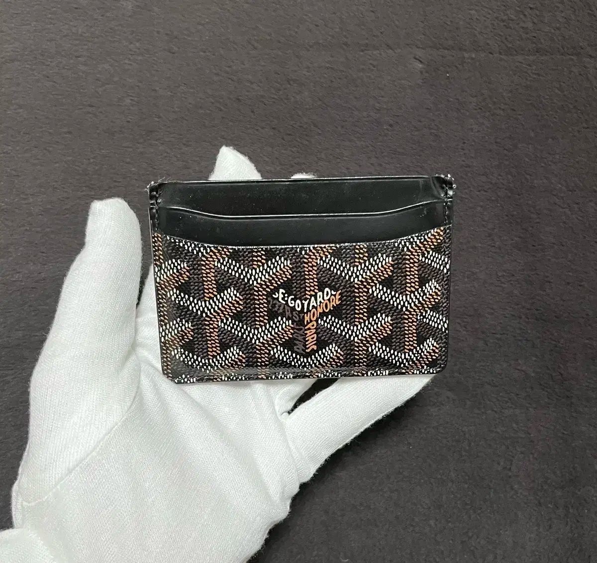 Goyard(ゴヤール) サン シュルピス ブラック カードウォレット - メルカリ