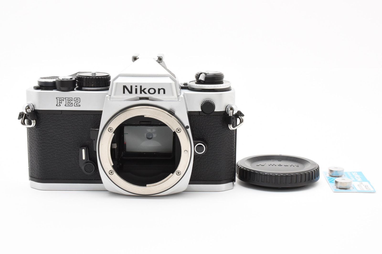 4881 【美品】 Nikon FE2 FE 2 35mm SLR Film Camera Silver