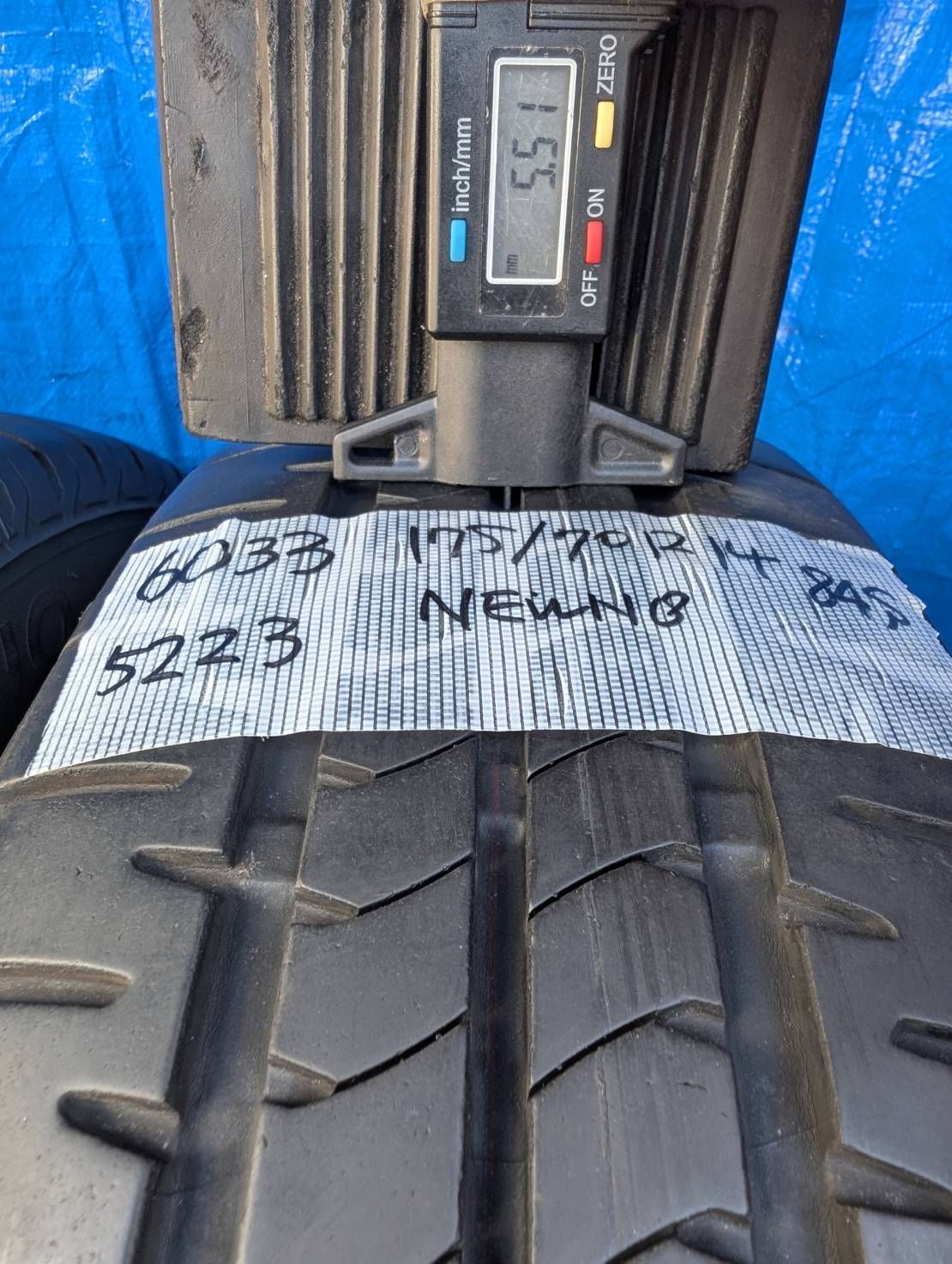 6033) 175/70R14 84S NEWNO ブリヂストン 2023年製 4本セット 品【法人 