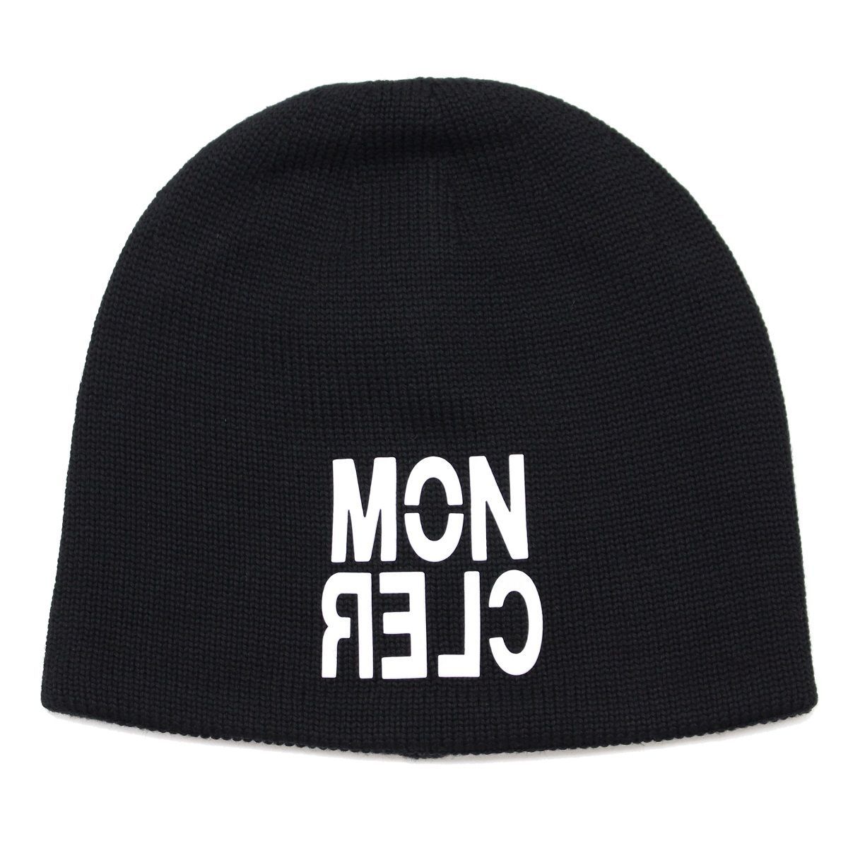 87 MONCLER GRENOBLE モンクレール グルノーブル 3B00003 A9649 ブラック ニットキャップ ニット帽 男女兼用