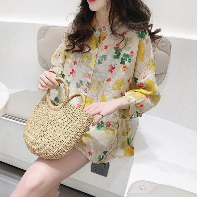 美品 レオナール XLサイズ トリム 花柄 Tシャツ 大きいサイズ 極美品☆レオナール 大きいサイズ 花柄 カットソー Tシャツ