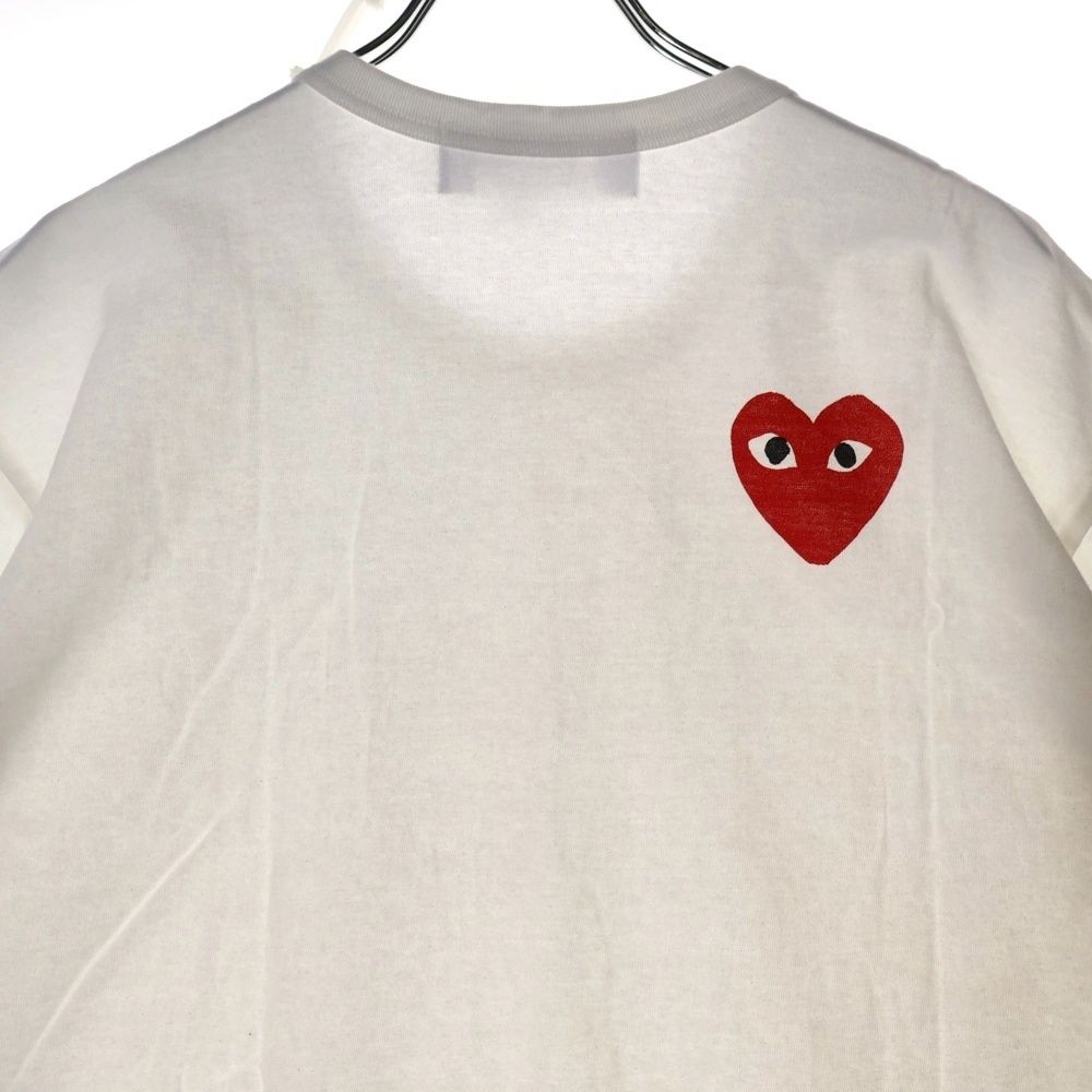 THE NORTH FACE ホワイト コムデギャルソンTシャツ L PLAY COMME des GARCONS 新品 プレイ コムデギャルソン x THE