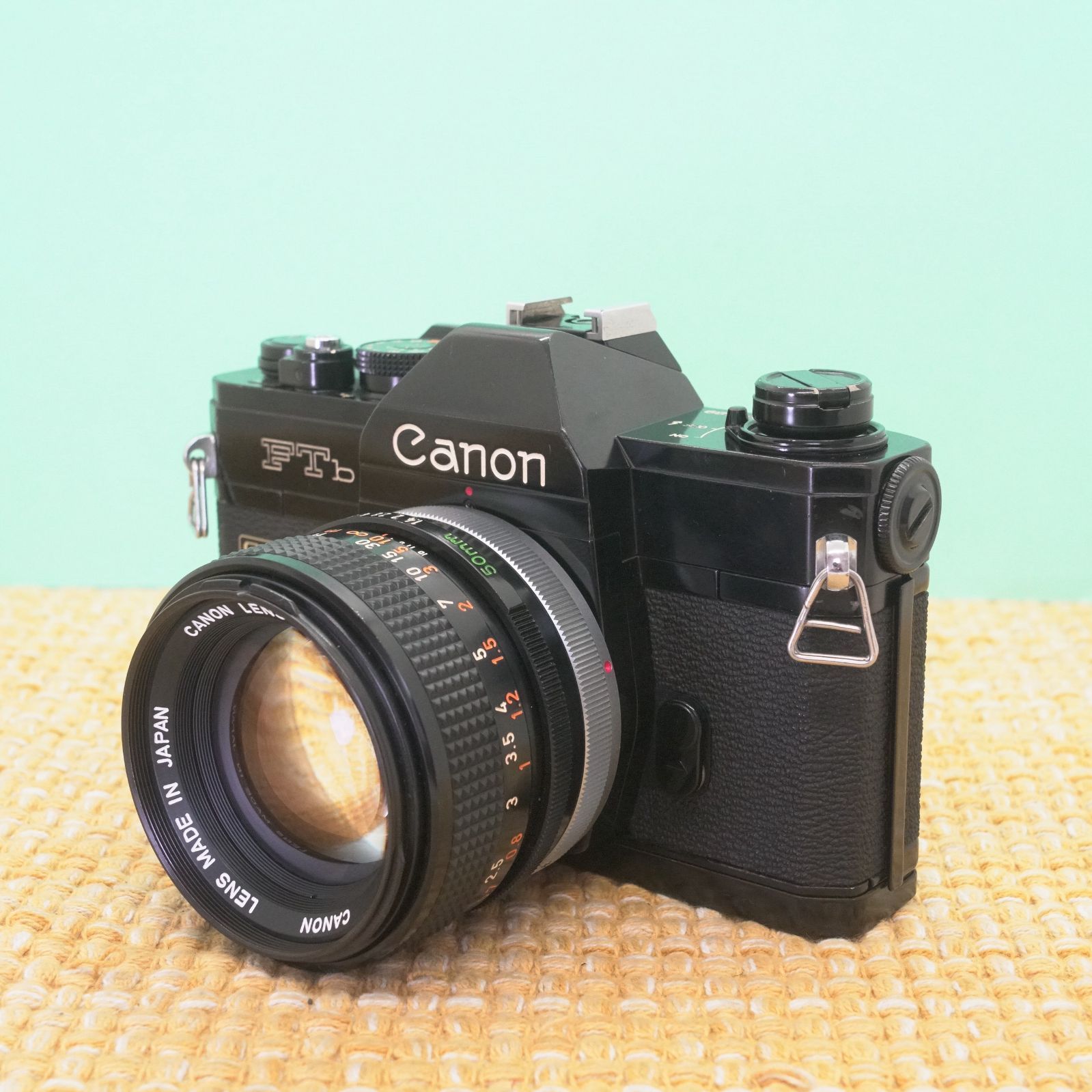 完動品◎CANON FTb-N 50mm F1.4 ブラック フィルムカメラ89 - カメラの