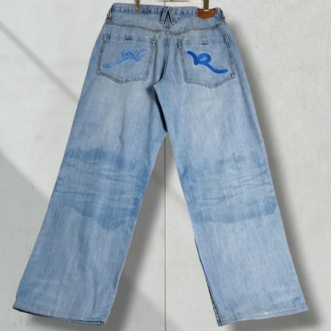 USA古着 rocawear バギーデニムパンツ グランジ w36 ワイド 中古・古着通販】ROCA WEAR (ロカウェア) ワイドデニムパンツ