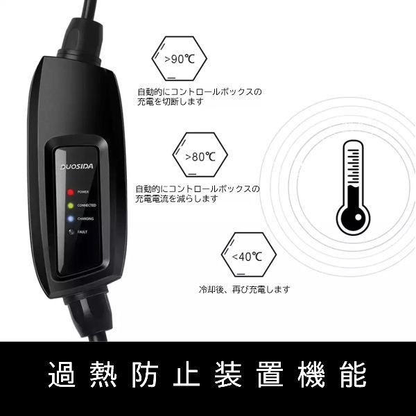 電気自動車 充電ケーブル SAE J1772 プラグ レベル 2 EV エコ - メルカリ